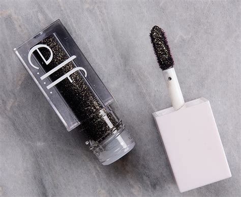 Experiment with Elf's Liquid Glitter Eyeshadow in the Shade Black Magic